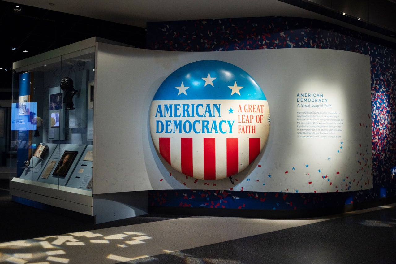 The National Museum of American History removed Trump's name from an exhibit, "American Democracy: A Great Leap of Faith," about presidents who have been impeached. The museum later said it's just in the process of updating the exhibit. Hmm.