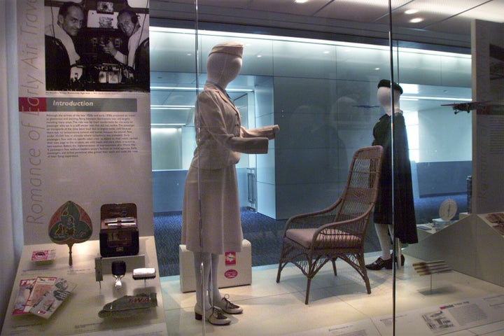 Travelers can learn about the history of air travel at the Louis A. Turpen Aviation Museum and Library at San Francisco International Airport.