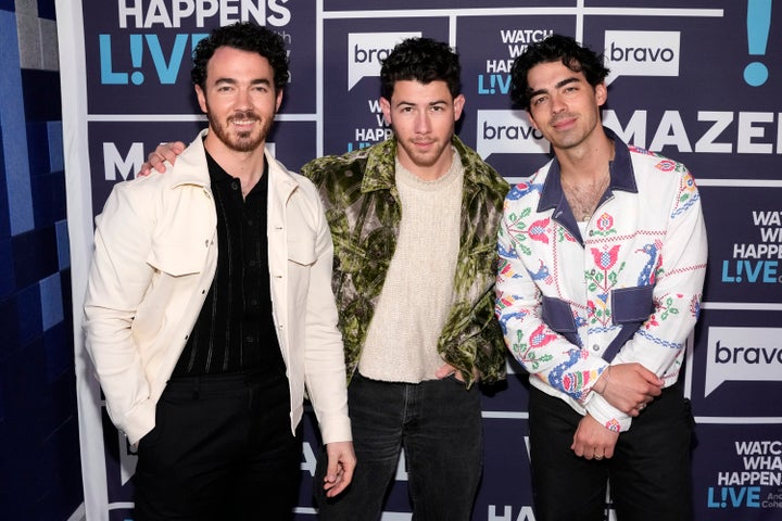 Pictured: (l-r) Kevin Jonas, Nick Jonas, Joe Jonas.